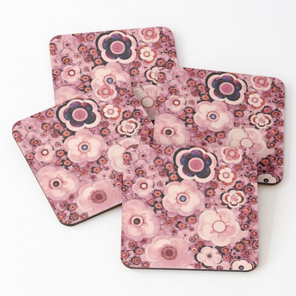Item preview, Boho Flowers Bohemian Style Floral Display Pink Dusty Pink Pale Pink designed and sold by Beachy.