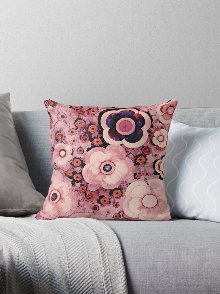 Pale pink best sale throw pillows