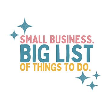 Artwork thumbnail, Small Business Big List Of Things To Do by Socialtraction