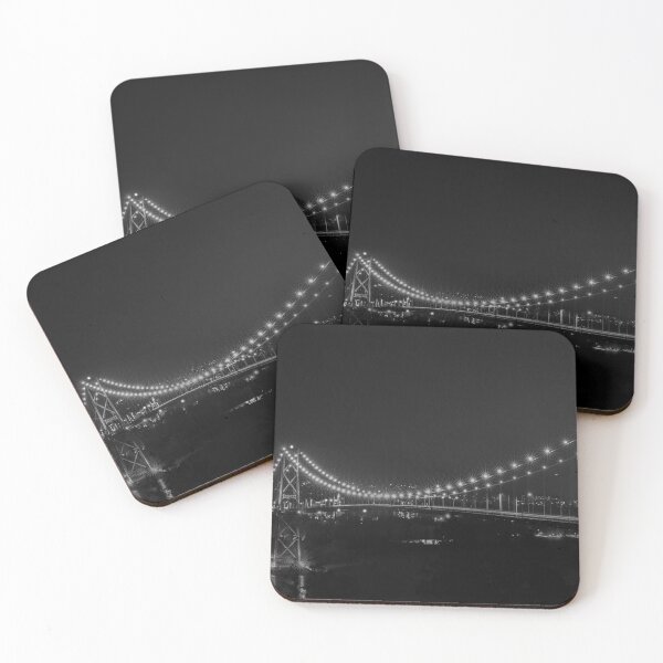 Item preview, Lions Gate Bridge Mono designed and sold by rawshutterbug.