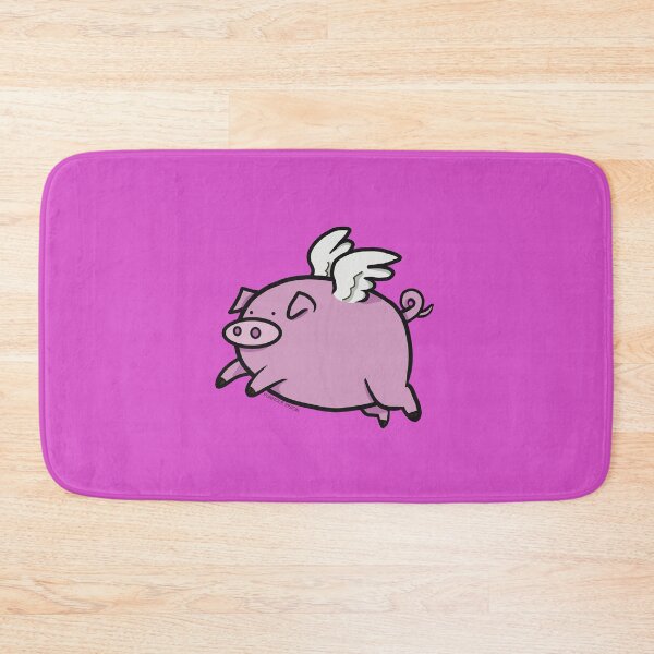 Item preview, Transparent Cute Chibi When Pigs Fly Design designed and sold by FunholeVision.
