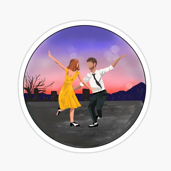 A Lovely Night Sticker