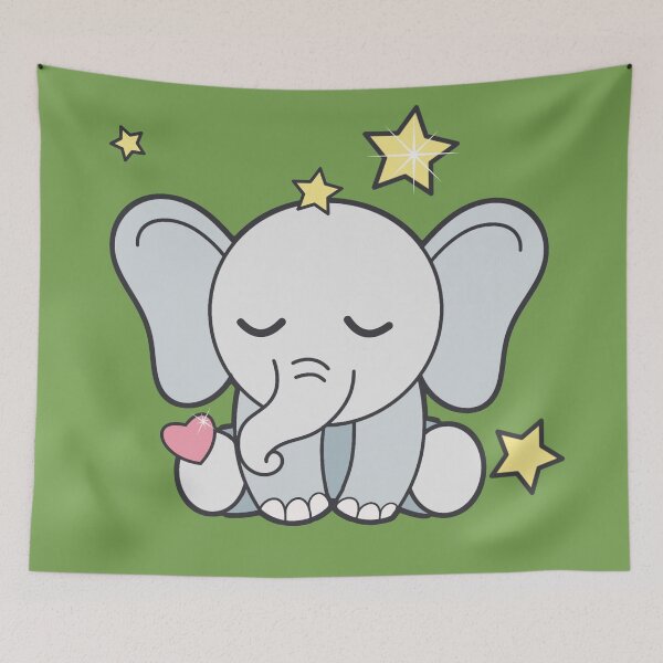 Item preview, Sweet Sleepy Baby Elephant  designed and sold by Alondra.