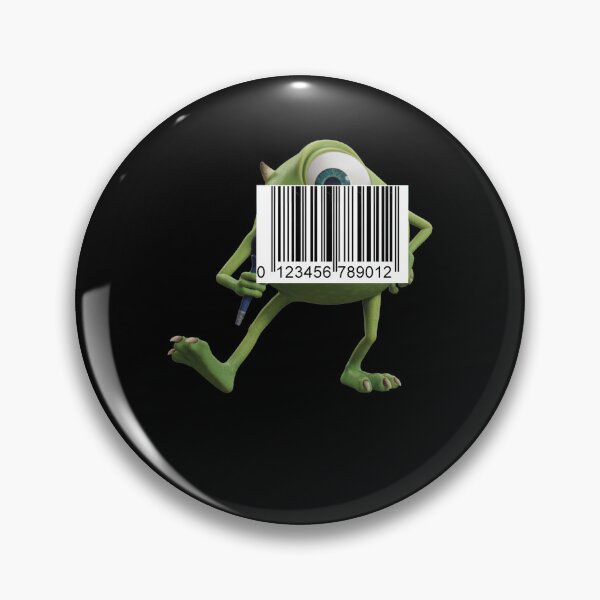 Artikelvorschau, Mike Wazowski Barcode - Monsters Inc entworfen und verkauft von SparkleLanceSt.