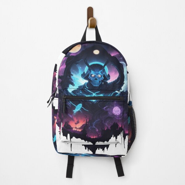 Item preview, Neon Moon Skull of Abaddon the destroyer designed and sold by Indie-Chille.