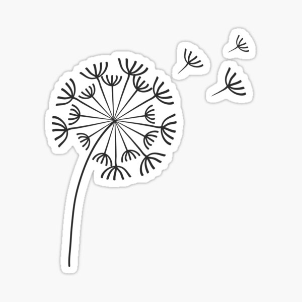 Dandelion Stickers | Redbubble