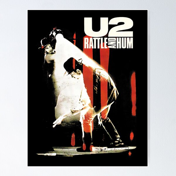 U2 POP ALBUM & SINGLE DISCOTHEQUE U.K. PROMO POSTER - 4-Head Shots Of The  Band