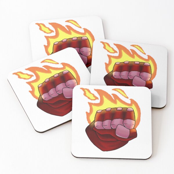 Item preview, Sly Cooper - Fists of Flame Sticker designed and sold by crossroadsts.