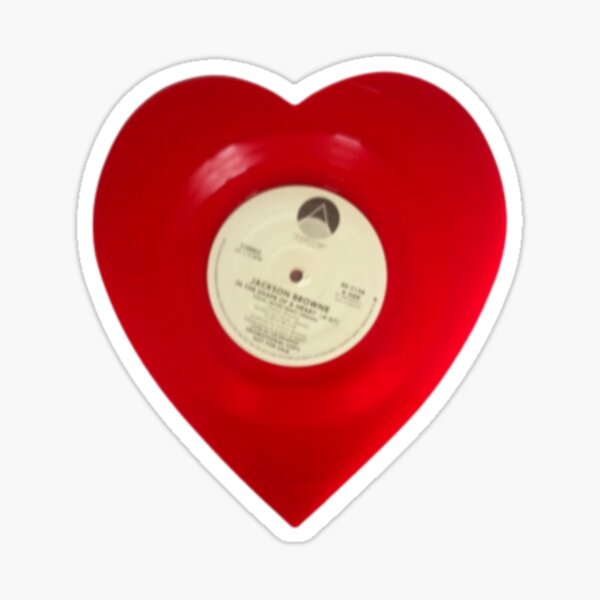 Pink Heart-Shaped Record - Vinyl Record from Apollo Box