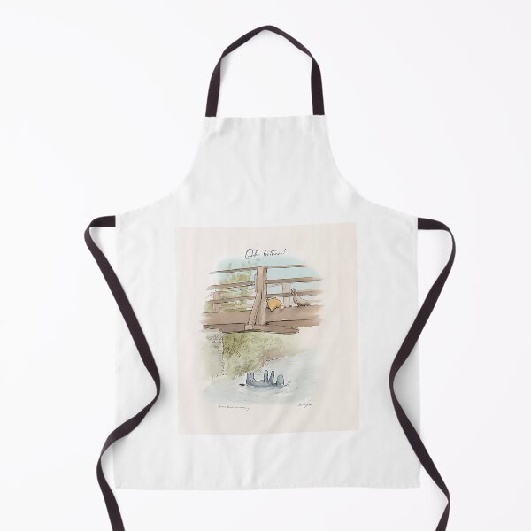 Item preview, Eeyore in Water, Pooh, Roo, Rabbit, and Piglet on Bridge designed and sold by AncientFleming.
