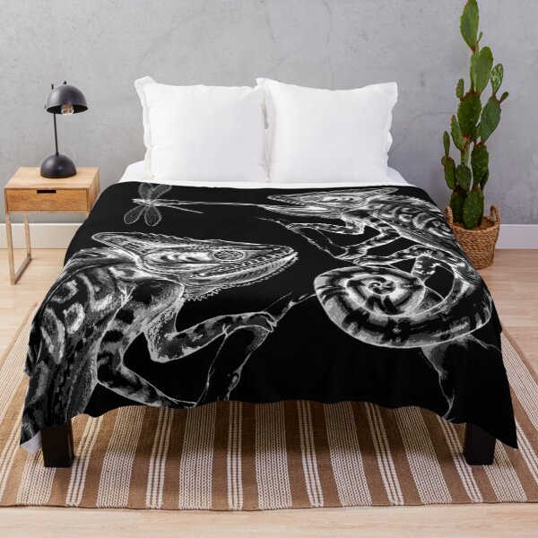 Item preview, Catch - Chameleon and Dragonfly Inktober 2019 designed and sold by BluedarkArt.