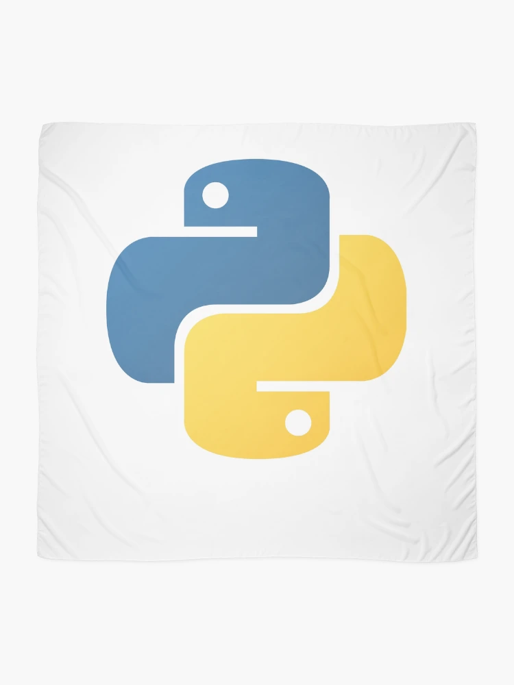 Thumbnail 2 of 3, Scarf, Python Official Logo Scripting Programming Language designed and sold by Rainwater Merch.