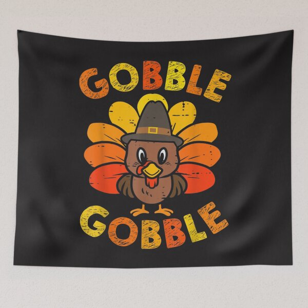 Item preview, Cute Gobble Gobble Turkey Thanksgiving Day Boys Kids designed and sold by William Parker.