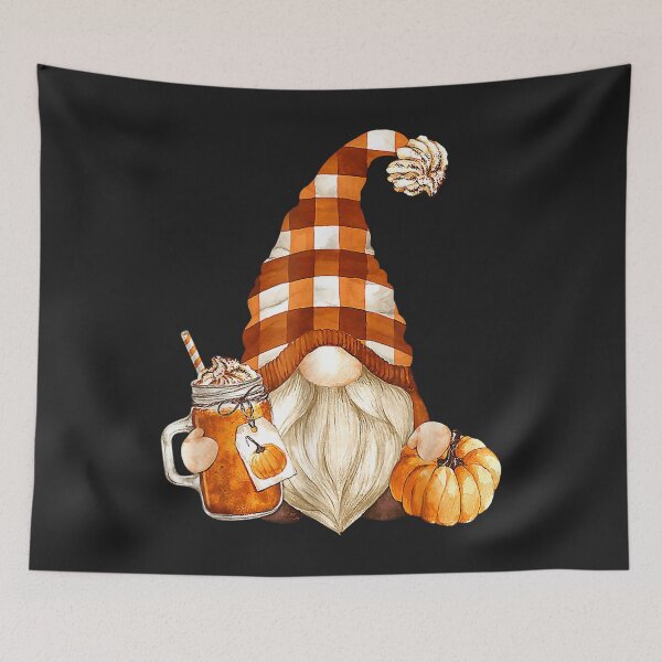 Item preview, Cute Holiday Gnome For Thanksgiving With Fall Pumpkin Spice designed and sold by William Parker.