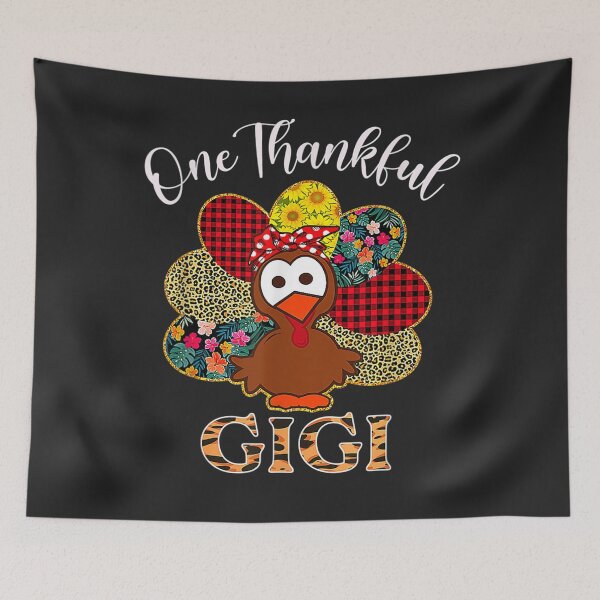 Item preview, Cute One Thankful Gigi Shirt, Turkey Leopard Thanksgiving designed and sold by William Parker.