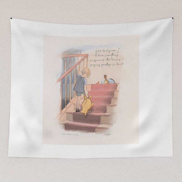 Item preview, Good Night, Christopher Robin and Pooh designed and sold by AncientFleming.