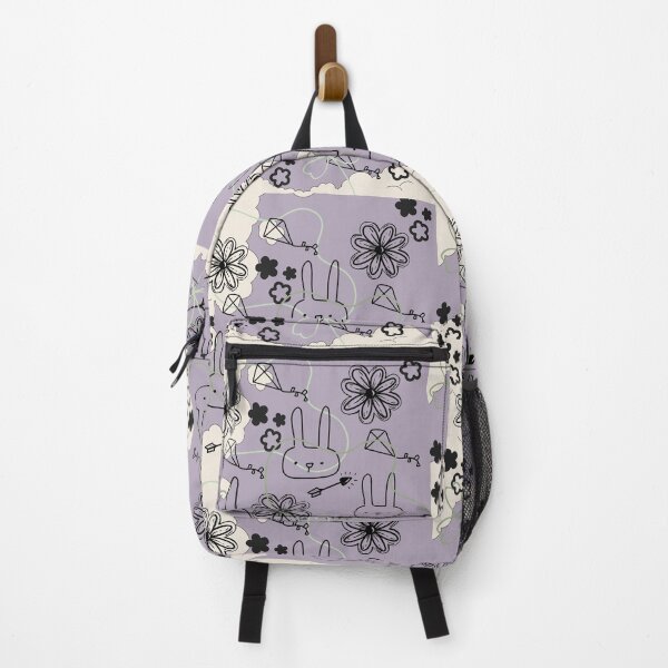 Item preview, Purple Bunny cute doodle designed and sold by LoveDaisyShop.