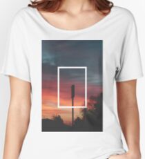 Sunset The 1975 Rectangle Women's Relaxed Fit T-Shirt