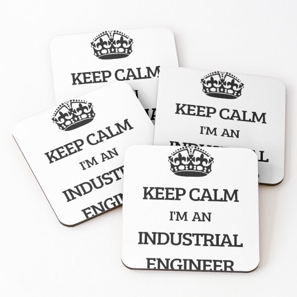 Item preview, Keep calm. I'm an industrial engineer designed and sold by Custom-Print.