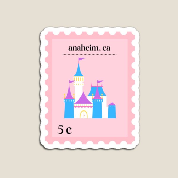 Anaheim California Stamp Magnet