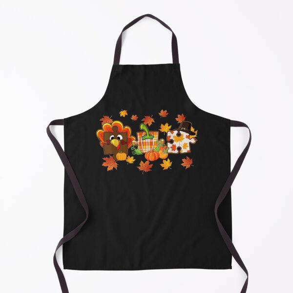 Item preview, Cute Turkey Autism Awareness Puzzle Pumpkin For Thanksgiving designed and sold by William Parker.