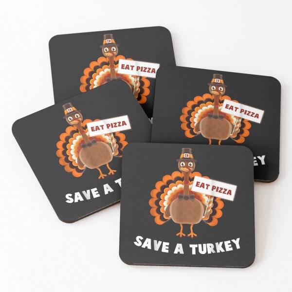Item preview, Cute Turkey Eat Pizza Adult Vegan Funny Thanksgiving Autumn designed and sold by William Parker.