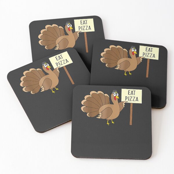 Item preview, Cute Turkey Eat Pizza Adult Vegan Funny Thanksgiving Autumn designed and sold by William Parker.