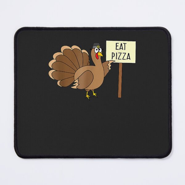 Item preview, Cute Turkey Eat Pizza Adult Vegan Funny Thanksgiving Autumn designed and sold by William Parker.