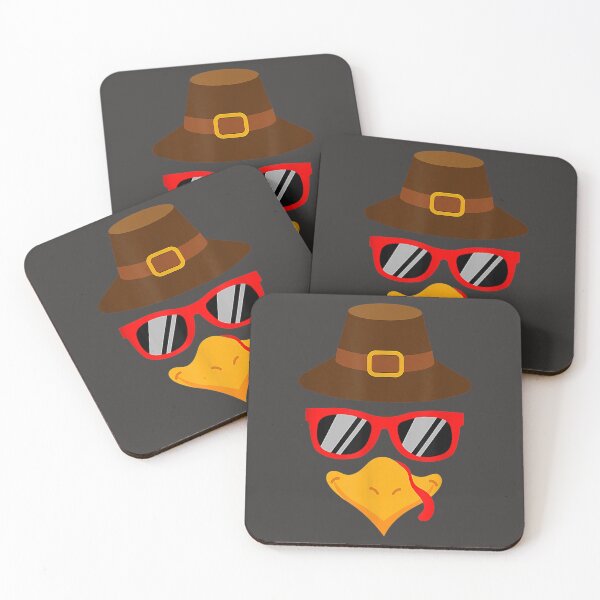 Item preview, Cute Turkey Face Glasses Thanksgiving Boys Kids Men designed and sold by William Parker.