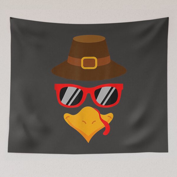 Item preview, Cute Turkey Face Glasses Thanksgiving Boys Kids Men designed and sold by William Parker.