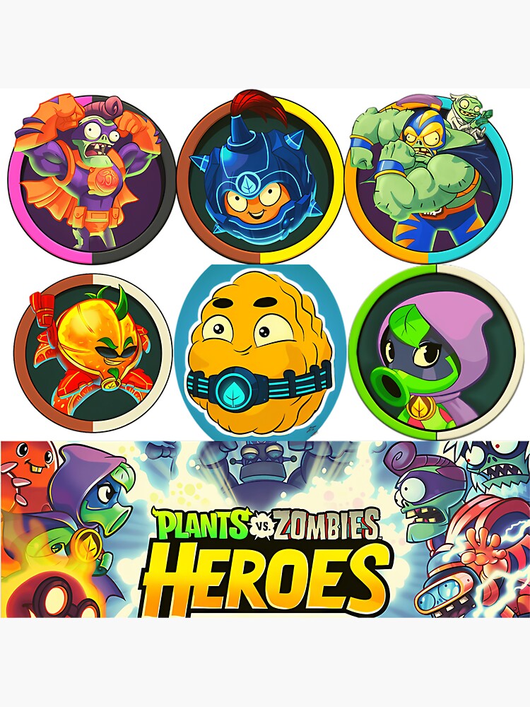 Characters plants vs zombies Heroes, zombie, battle for the