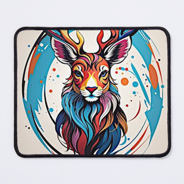Item preview, "Creating the logo design for our art and deer printing shop was a meticulous and creative endeavor, blending the grace of nature with the vibrant spirit of artistic expression." designed and sold by Best-Art-32.