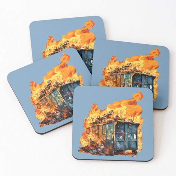 Item preview, Dumpster Fire designed and sold by lunarhalomedia.