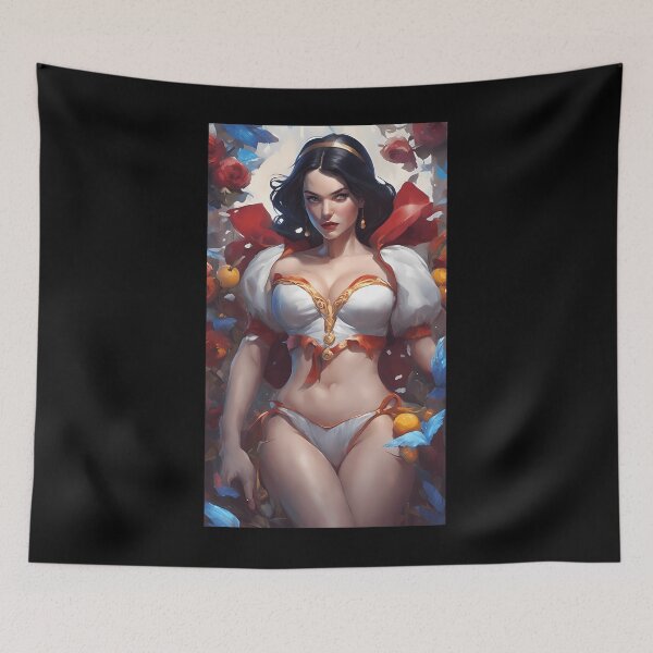 Item preview, Beautiful Fairy Tale Princess in White, Red, and Gold  designed and sold by HeathAlexander2.