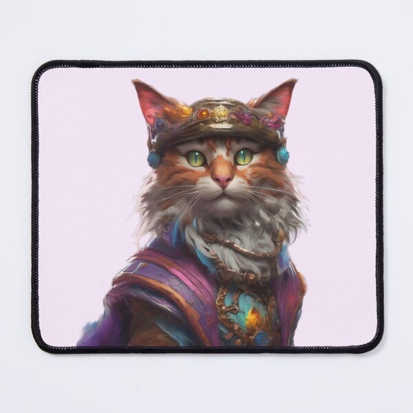 Item preview, Mystical Warrior Cat  designed and sold by Art OnTheSpectrum.