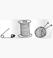knit knitting Poster