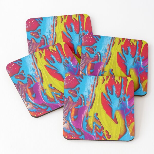 Item preview, Abstract Colorful Paint Splatter designed and sold by calibrit.
