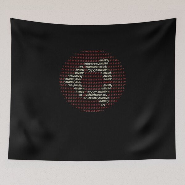 Item preview, Ubuntu Linux Neofetch ASCII Art Logo  designed and sold by ElmoHudson.