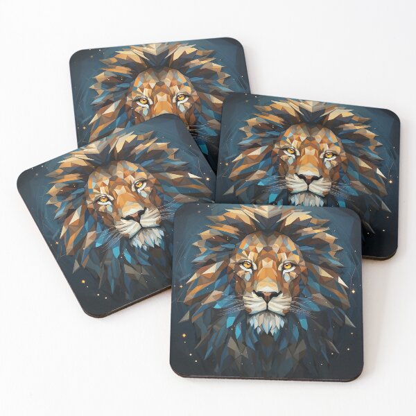 Item preview, Celestial Lion: Geometry Meets Cosmos designed and sold by DigiArtist1.