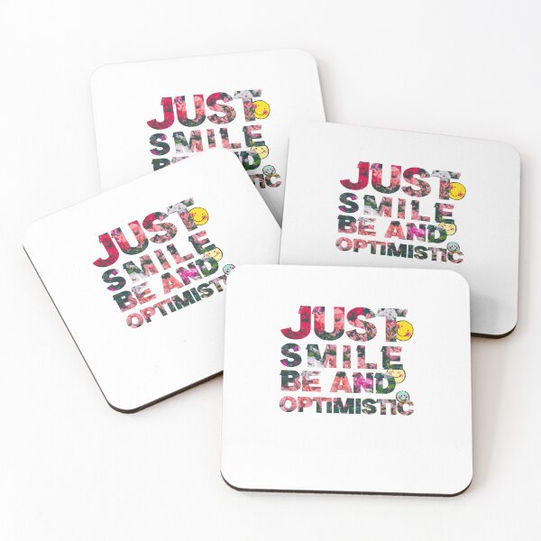 Item preview, Just smile be and optimistic funny, designed and sold by Marloion.