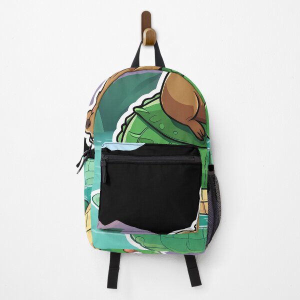 Item preview, Cartoon Capybara and Alligator Adventure designed and sold by Mechanical-Artt.