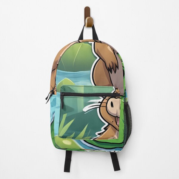 Item preview, Capybara and Alligator Cartoon Fun designed and sold by Mechanical-Artt.