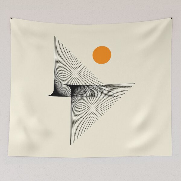 Item preview, BIRD_FLIGHT_LINE_MINIMAL_LOVE designed and sold by forgetmestudio.