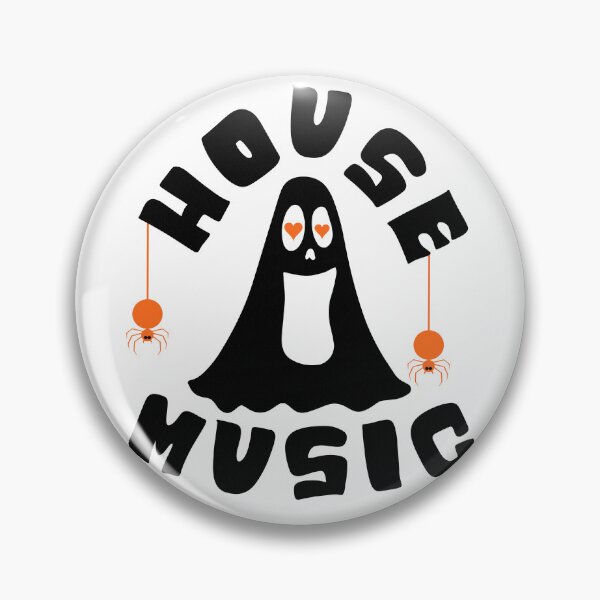 Item preview, HOUSE MUSIC  - Halloween Vibes (black/orange)  designed and sold by Discothreadz.