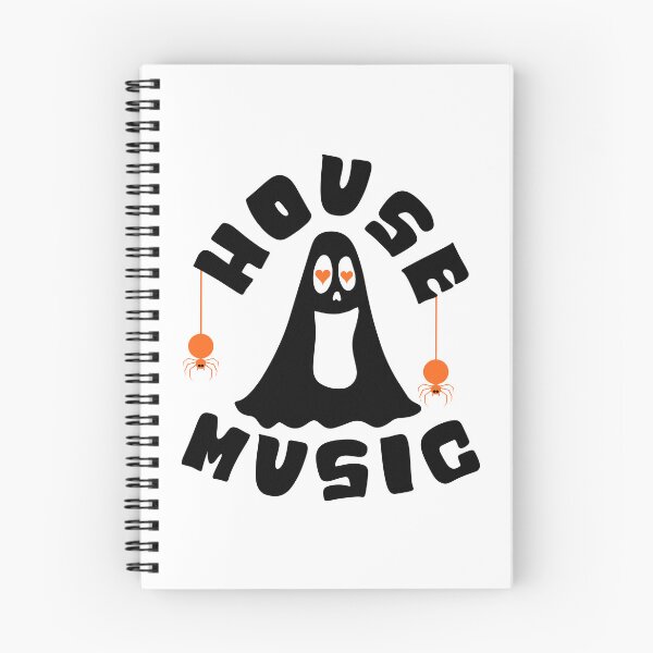 Item preview, HOUSE MUSIC  - Halloween Vibes (black/orange)  designed and sold by Discothreadz.