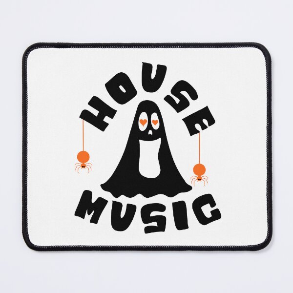 Item preview, HOUSE MUSIC  - Halloween Vibes (black/orange)  designed and sold by Discothreadz.