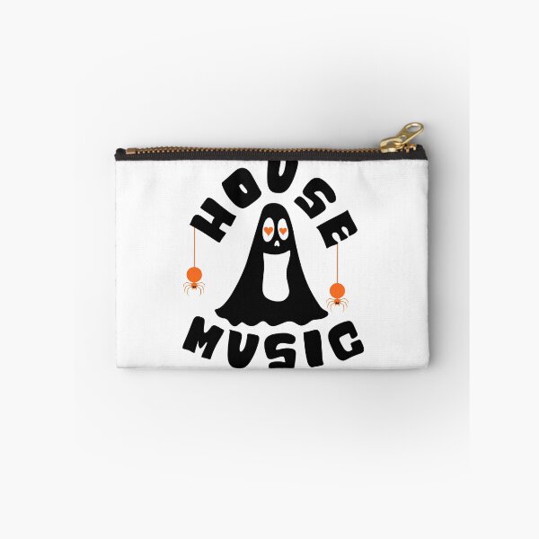 Item preview, HOUSE MUSIC  - Halloween Vibes (black/orange)  designed and sold by Discothreadz.