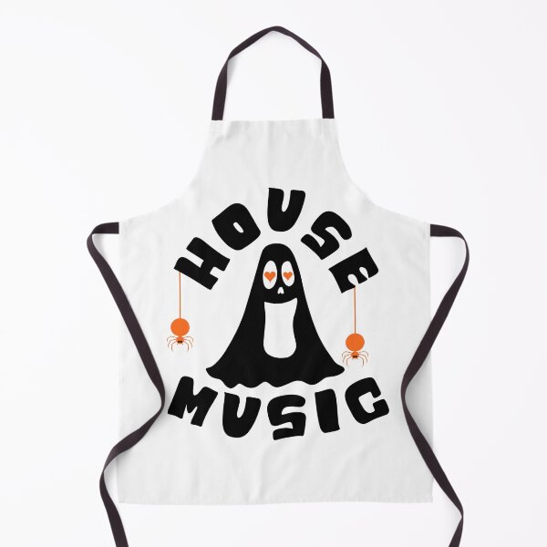 Item preview, HOUSE MUSIC  - Halloween Vibes (black/orange)  designed and sold by Discothreadz.