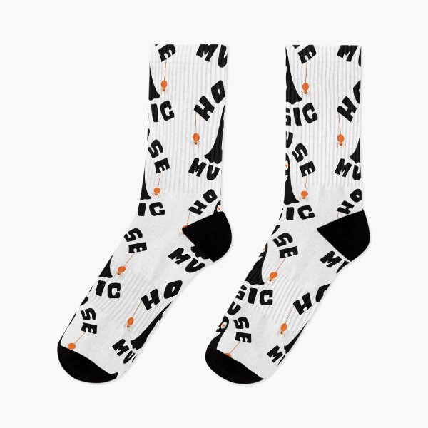 Item preview, HOUSE MUSIC  - Halloween Vibes (black/orange)  designed and sold by Discothreadz.