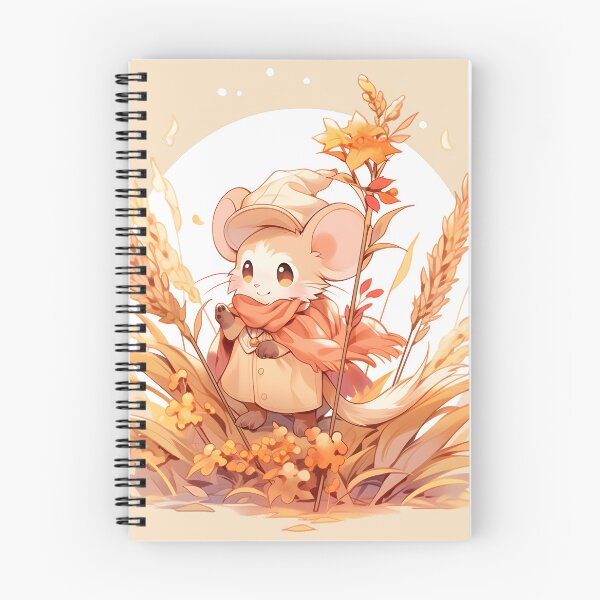Item preview, Harvest Mouse in Cozy Fall Wheat Field designed and sold by InkedBeasts.